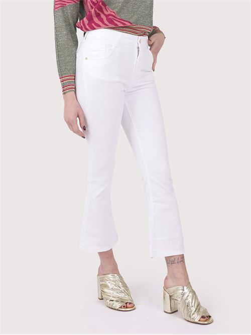 Pantalone Jeans a trombetta Manila Grace MANILA GRACE | J400CU-MZ004